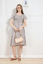 New Stylish Alpine Smocking Maxi Frock Model Nightgown for trendy Women's & Teenage Girl's (ASM)