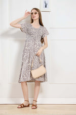 New Stylish Alpine Smocking Maxi Frock Model Nightgown for trendy Women's & Teenage Girl's (ASM)