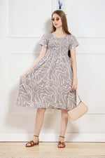 New Stylish Alpine Smocking Maxi Frock Model Nightgown for trendy Women's & Teenage Girl's (ASM)