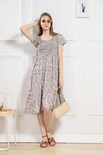 New Stylish Alpine Smocking Maxi Frock Model Nightgown for trendy Women's & Teenage Girl's (ASM)