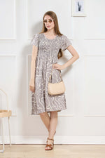 New Stylish Alpine Smocking Maxi Frock Model Nightgown for trendy Women's & Teenage Girl's (ASM)