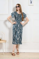 New Stylish Alpine Smocking Maxi Frock Model Nightgown for trendy Women's & Teenage Girl's (ASM)