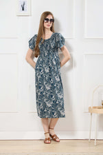 New Stylish Alpine Smocking Maxi Frock Model Nightgown for trendy Women's & Teenage Girl's (ASM)