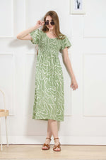 New Stylish Alpine Smocking Maxi Frock Model Nightgown for trendy Women's & Teenage Girl's (ASM)
