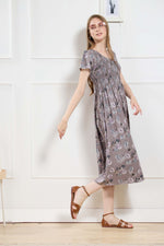 New Stylish Alpine Smocking Maxi Frock Model Nightgown for trendy Women's & Teenage Girl's (ASM)