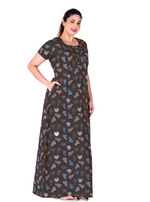 MANGAI Premium Cotton Printed Nighties- All Over Printed Stylish Nightwear for Stylish Women | Updated Collection's(LDM)