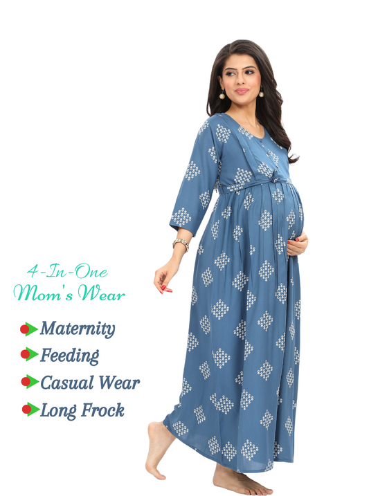 ONLY MINE 4-IN-ONE Mom's Wear - Premium Rayon Pregnancy Wear