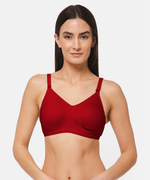 AUSM Willow - Padded Brassiere | Molded Cup for High Coverage | Soft Padded for Superior Comfort | Suitable for T-Shirt & Western Wear (WILLOW)