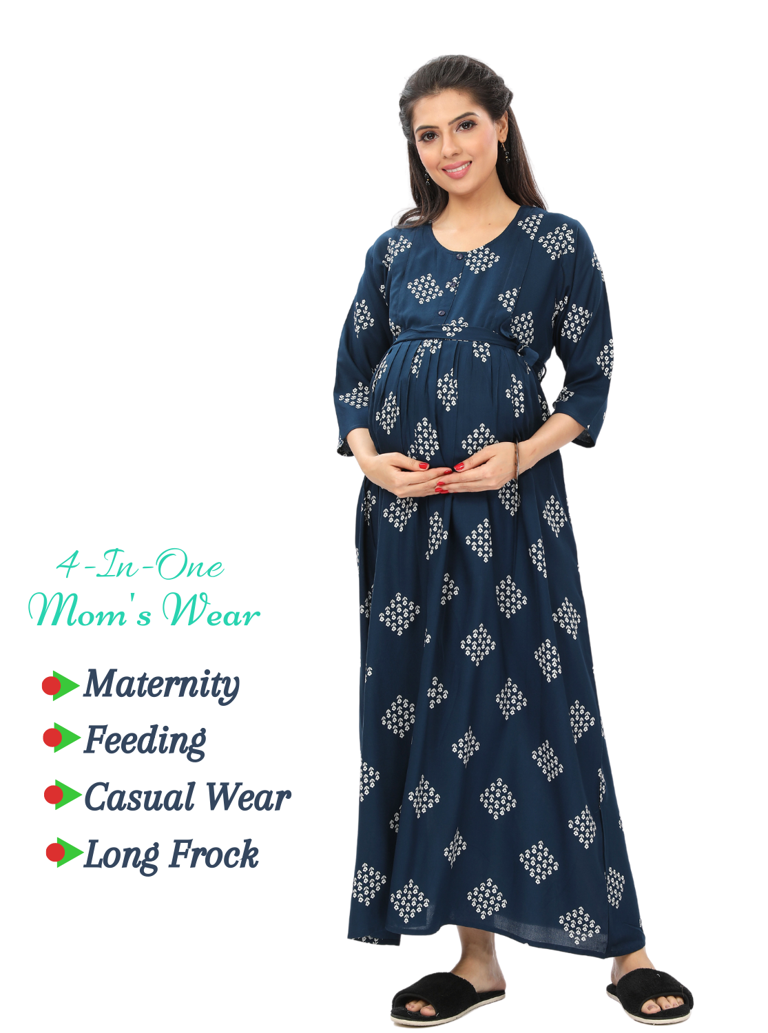 ONLY MINE 4-IN-ONE Mom's Wear - Premium Rayon Pregnancy Wear