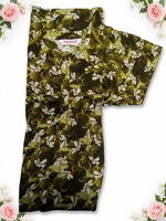 MANGAI Cotton Printed Pleated Model Half Sleeve 5XL Size Nighties - Fancy Neck | With Side Pocket | Shrinkage Free Nighties (5PZ)