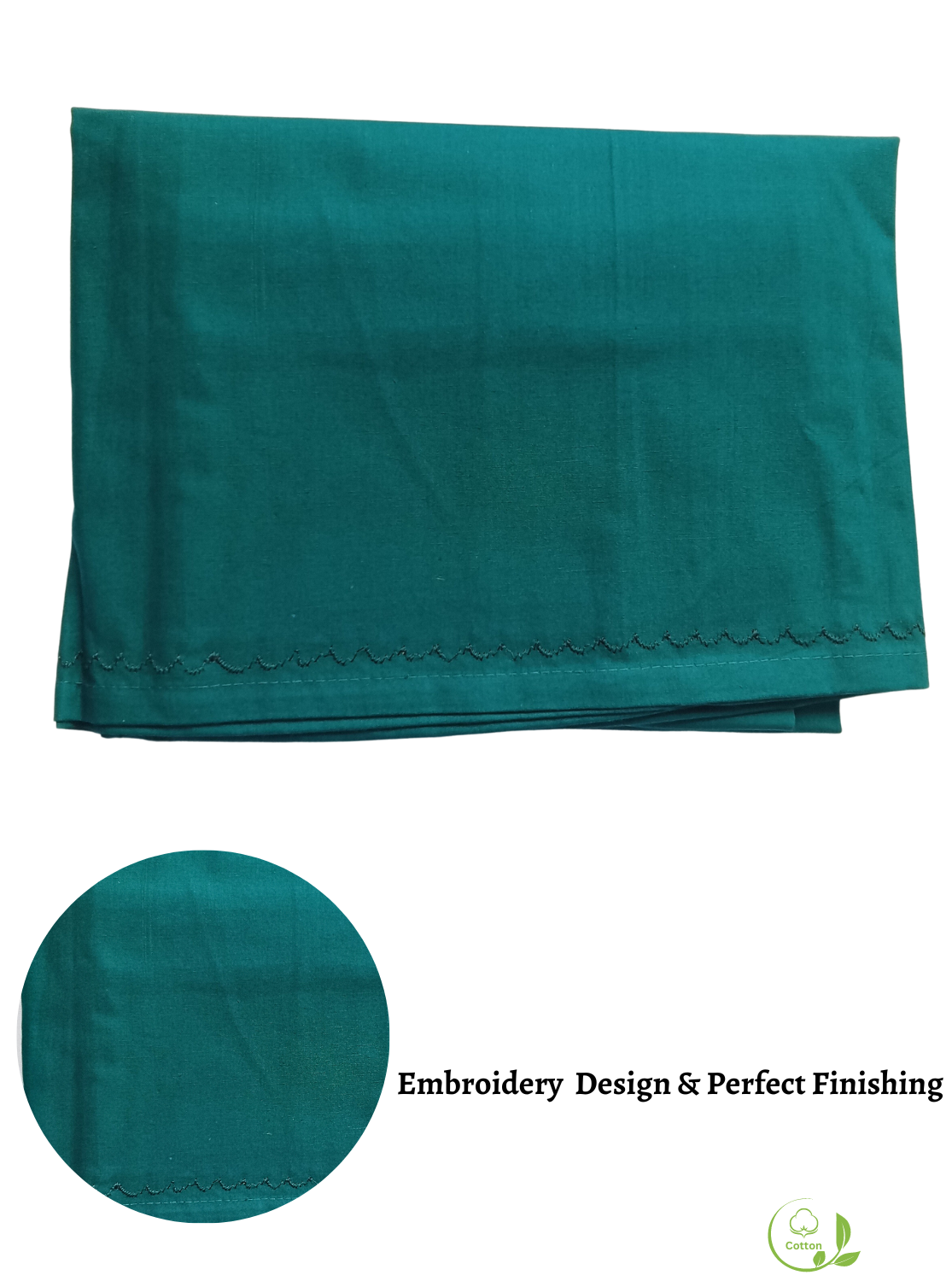 MANGAI Premium Embroidery Superior Cotton Petticoats - 8 Part Multiple Color's
