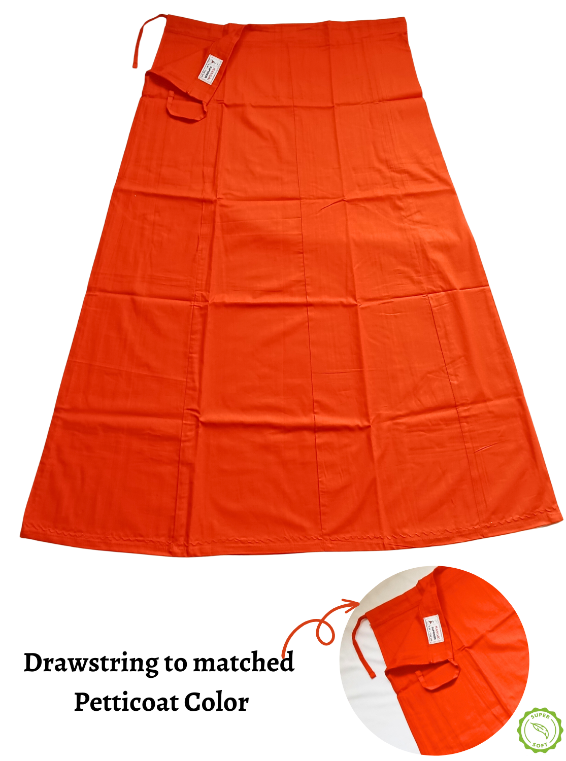 MANGAI Premium Elegant Cotton Petticoats - 8 Part | Premium Branded Women's Cotton Embroidery Petticoats