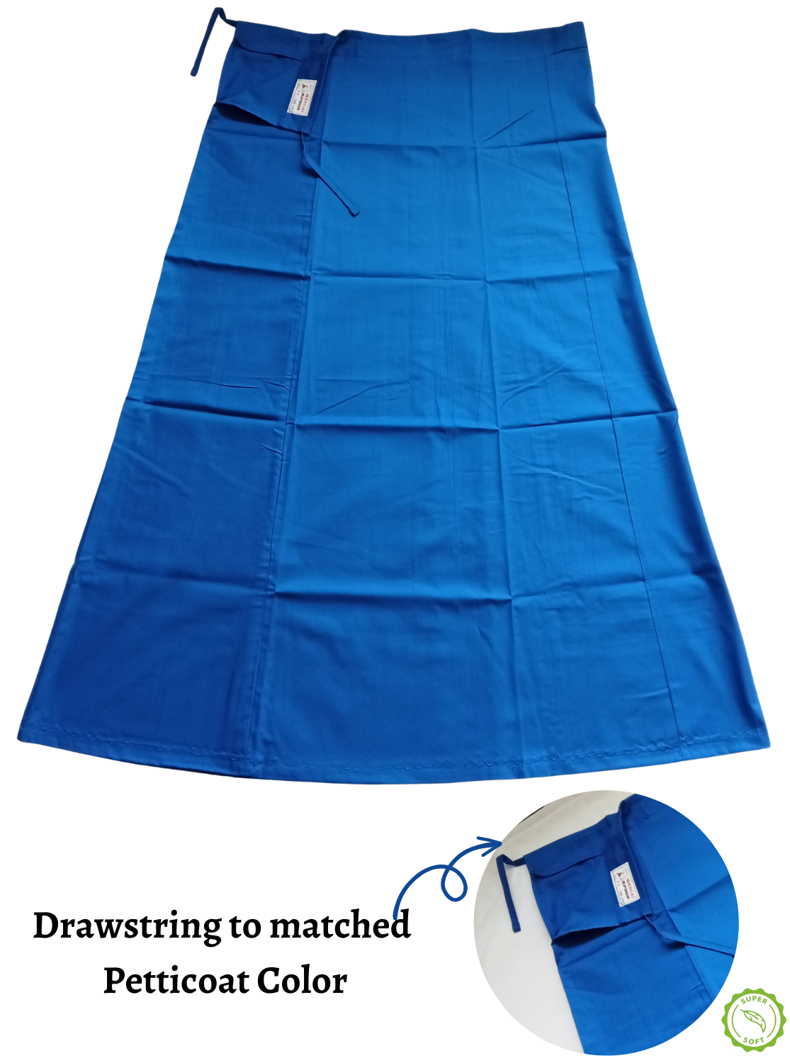 MANGAI Premium Embroidery Superior Cotton Petticoats - 8 Part Multiple Color's Petticoats