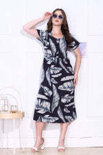 Rayon MAXI FROCK Model Nighties | Round Neck & Side Pocket | Pleated Frock MAXI Style | Trendy Collection's for Stylish Women & Teenage Girl (FRH)