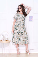 Rayon MAXI FROCK Model Nighties | Round Neck & Side Pocket | Pleated Frock MAXI Style | Trendy Collection's for Stylish Women & Teenage Girl (FRH)