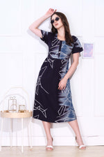 Rayon MAXI FROCK Model Nighties | Round Neck & Side Pocket | Pleated Frock MAXI Style | Trendy Collection's for Stylish Women & Teenage Girl (FRH)