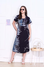 Rayon MAXI FROCK Model Nighties | Round Neck & Side Pocket | Pleated Frock MAXI Style | Trendy Collection's for Stylish Women & Teenage Girl (FRH)