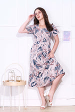 Rayon MAXI FROCK Model Nighties | Round Neck & Side Pocket | Pleated Frock MAXI Style | Trendy Collection's for Stylish Women & Teenage Girl (FRH)