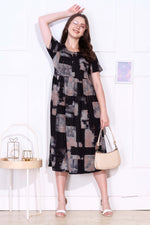 Rayon MAXI FROCK Model Nighties | Round Neck & Side Pocket | Pleated Frock MAXI Style | Trendy Collection's for Stylish Women & Teenage Girl (FRH)