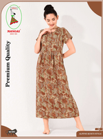 Alpine KURTHI Style Nighties| FancySleeve | Zipless Model | Updated Collection's for Stylish Women AK (H/S)