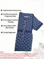 Cotton FROCK Model Casual Wear Nighties | Stylish Pleated Frock Style | Multipurpose Nighties | Pregnancy Wear | Pleated Model | Stylish Nighties for Stylish Women (PWC)