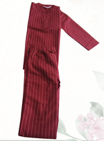 New MANGAI Stylish Cotton Night Suits for all Stylish Women's | Long Sleeve with Size Pocket Beautiful all Over Printed Elastic Waist Top & Bottom Cord Set your Perfect Nightwear Companion (MCNS)