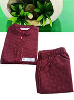 New MANGAI Stylish Cotton Night Suits for all Stylish Women's | Long Sleeve with Size Pocket Beautiful all Over Printed Elastic Waist Top & Bottom Cord Set your Perfect Nightwear Companion (MCNS)