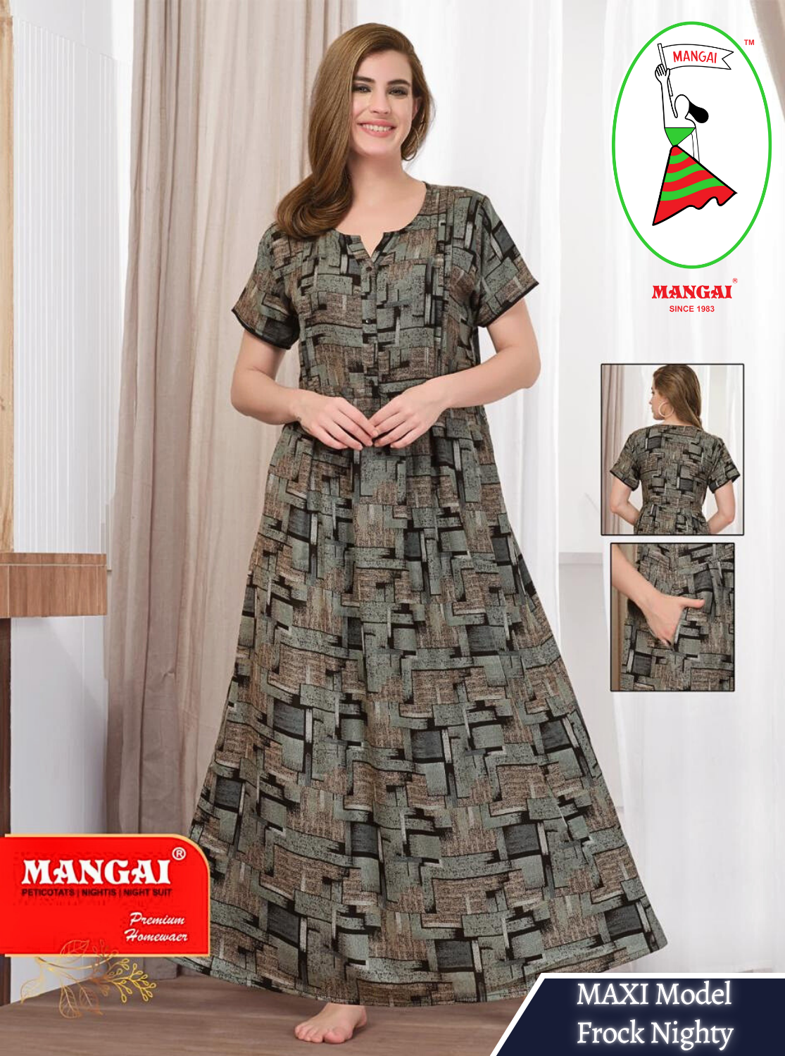 Shop Maxi Model Nightwear s Online Mangai Nighties