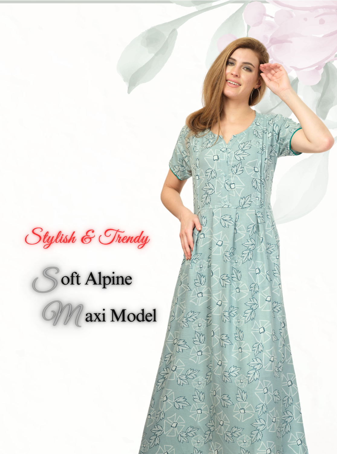 Alpine Maxi Model Nighties Online