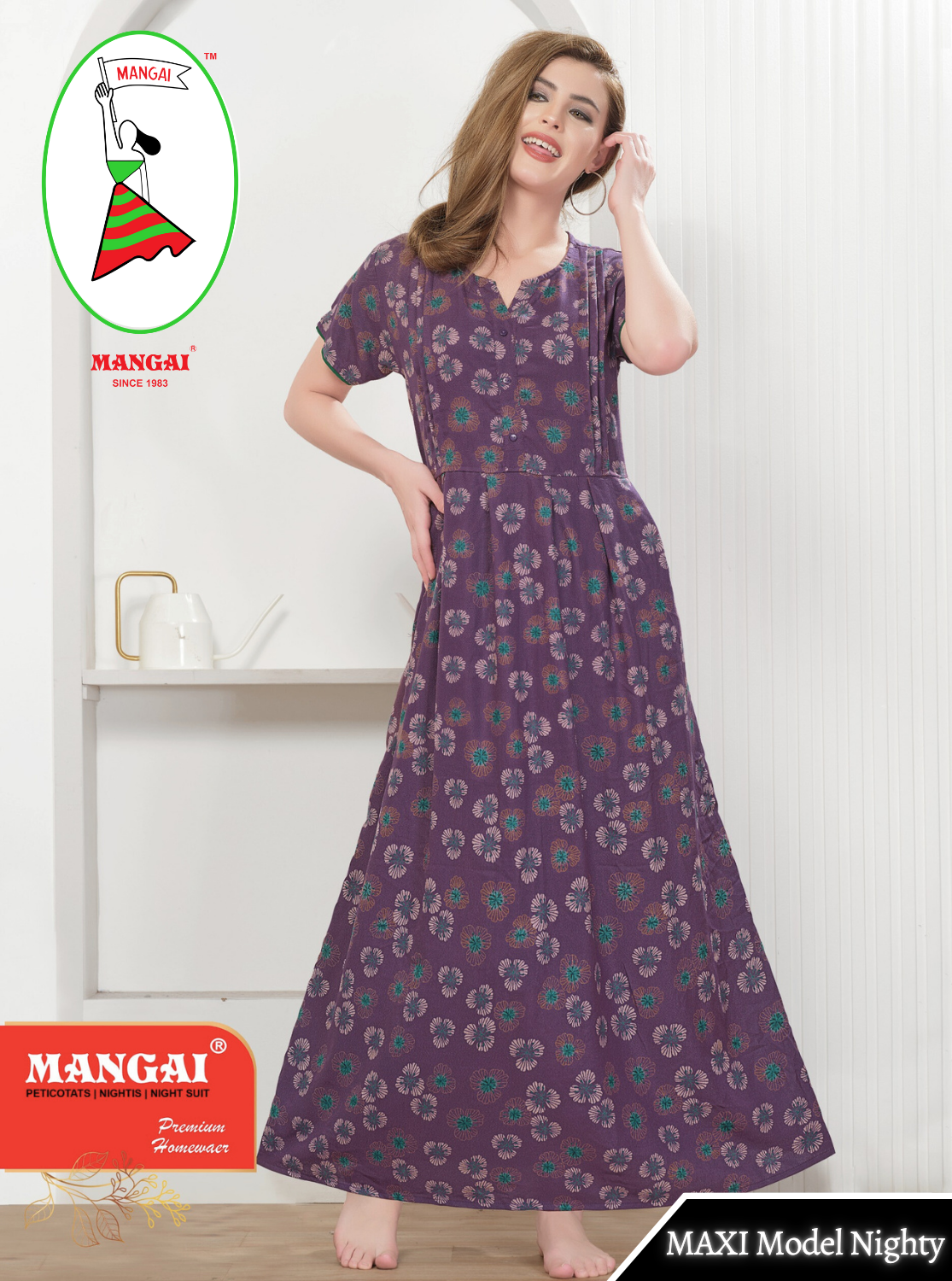 Buy Fancy Maxi Model Nightwear