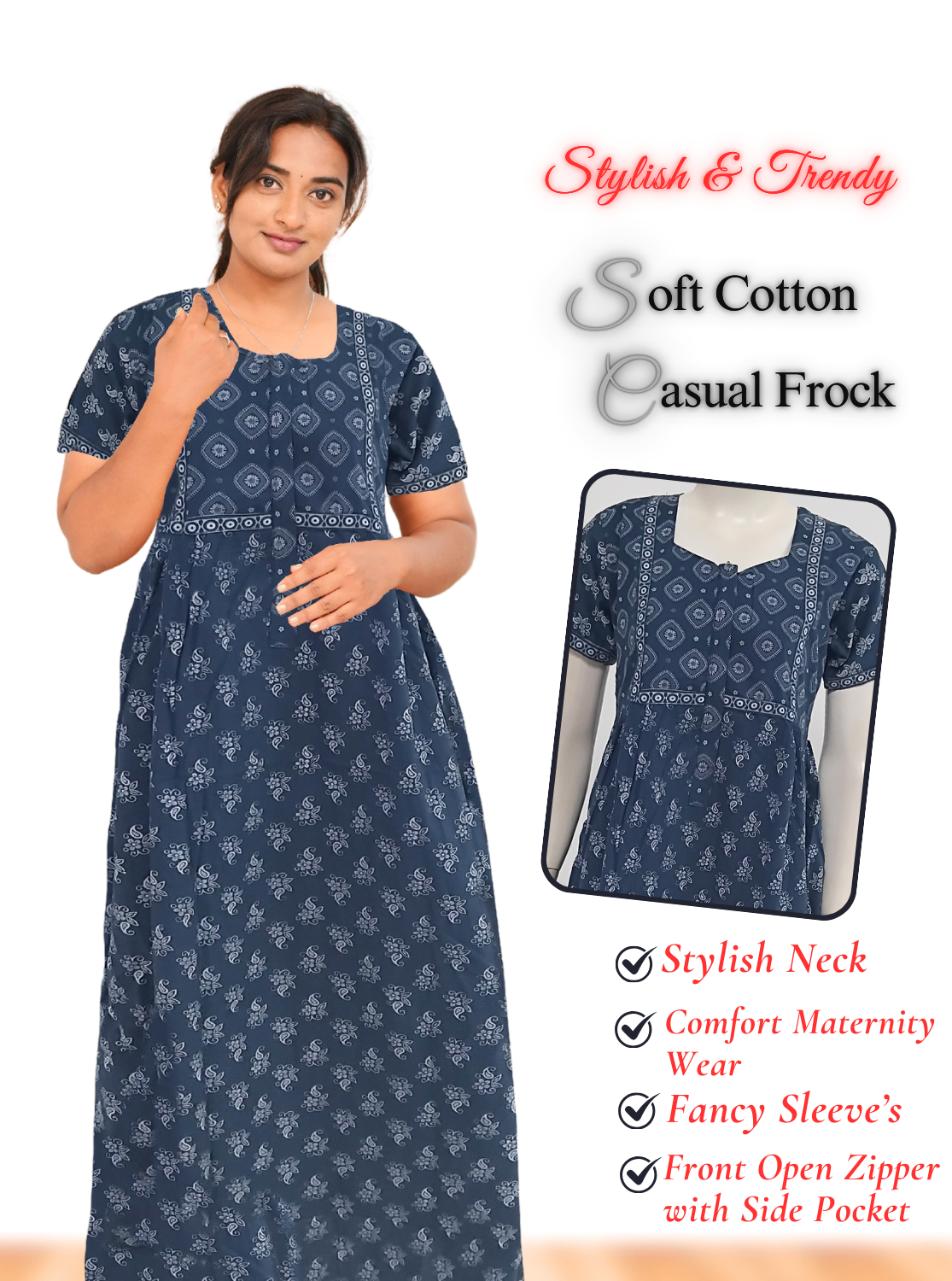 Frock Style Multipurpose Nighties