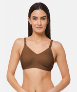 AUSM Willow - Padded Brassiere | Molded Cup for High Coverage | Soft Padded for Superior Comfort | Suitable for T-Shirt & Western Wear (WILLOW)