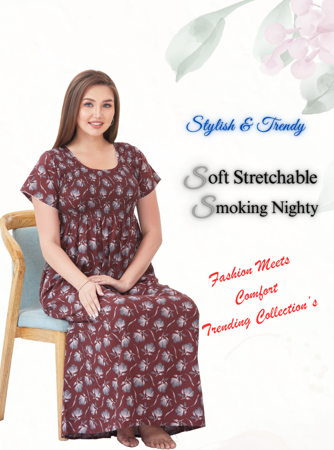 Premium Smokey Nighties Online Shopping