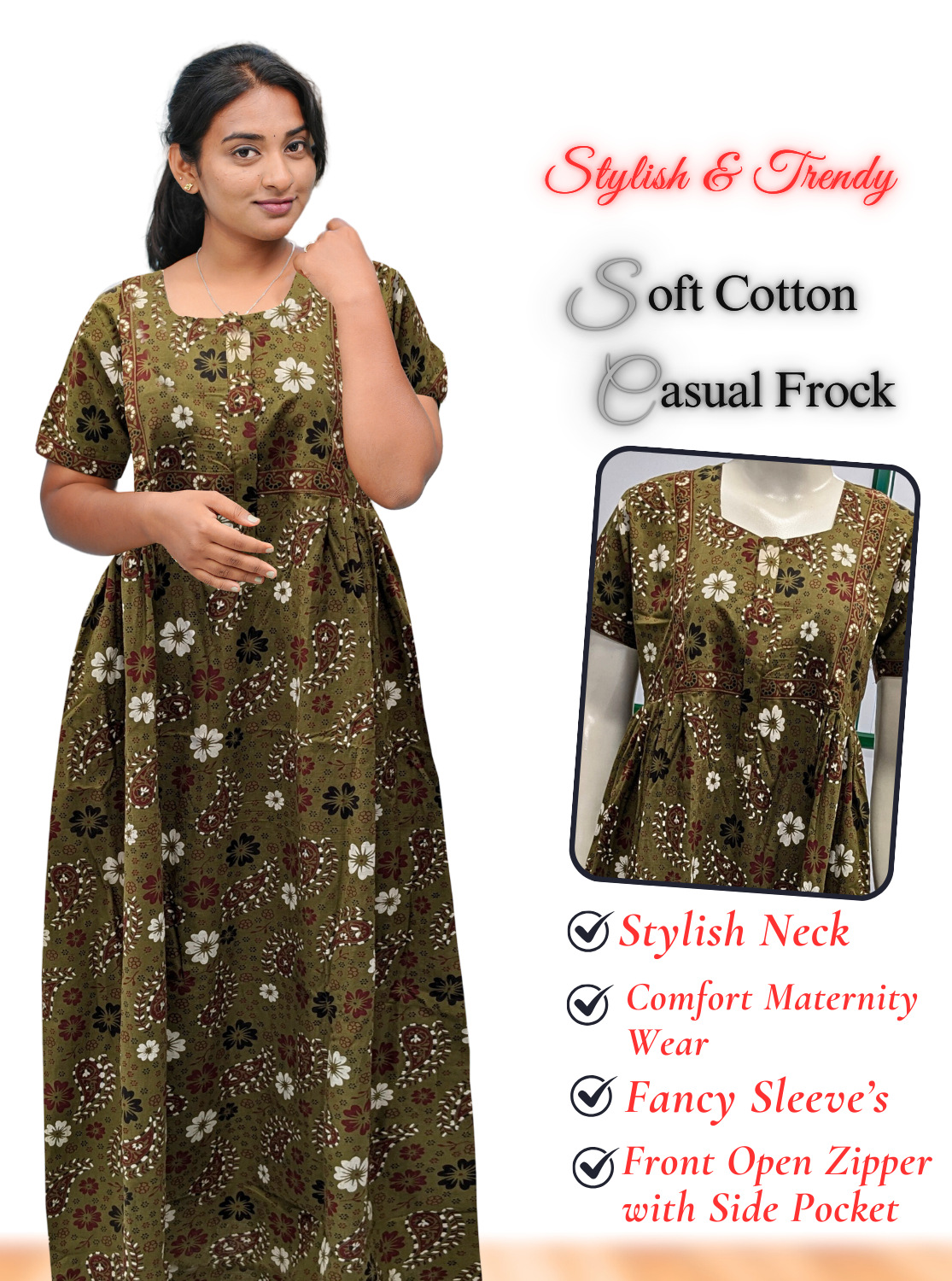 Cotton Model Nighties Online