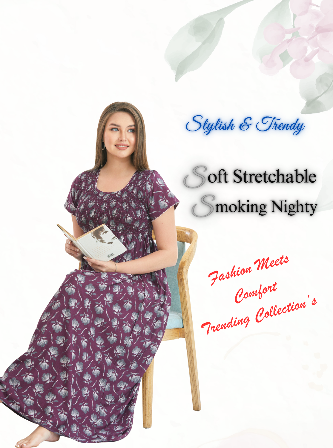 Premium Smokey Nighties Online Shopping