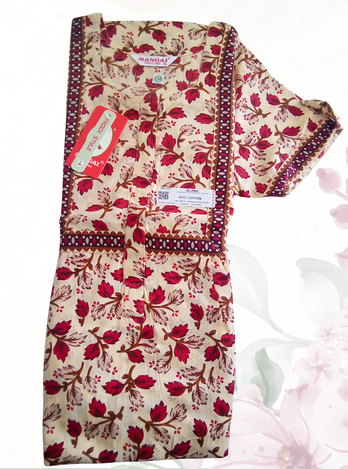 Cotton FROCK Model Casual Wear Nighties | Stylish Pleated Frock Style | Multipurpose Nighties | Pregnancy Wear | Pleated Model | Stylish Nighties for Stylish Women (PWC)