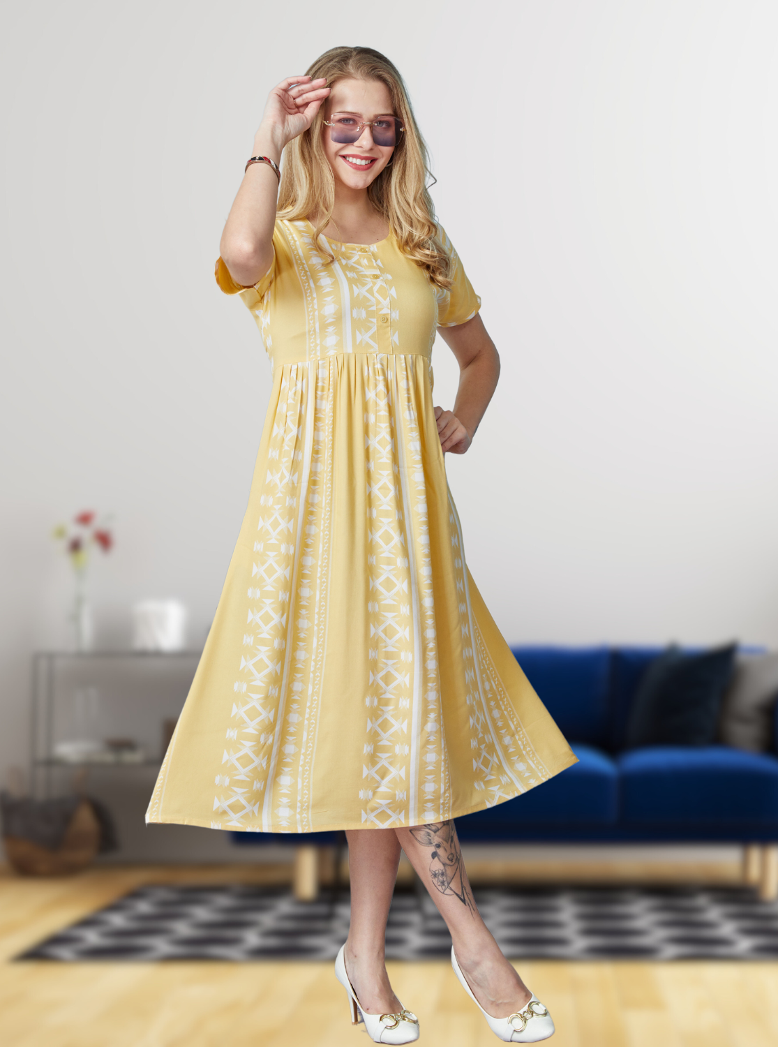 MAXI Length FROCK Model Nighties