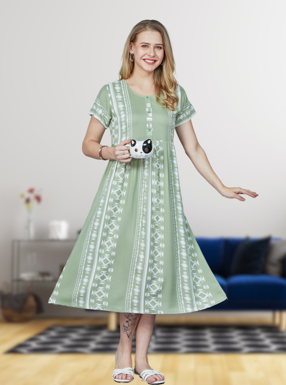 MAXI Length FROCK Model Nighties