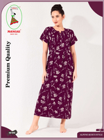 Alpine KURTHI Style Nighties| FancySleeve | Zipless Model | Updated Collection's for Stylish Women AK (H/S)