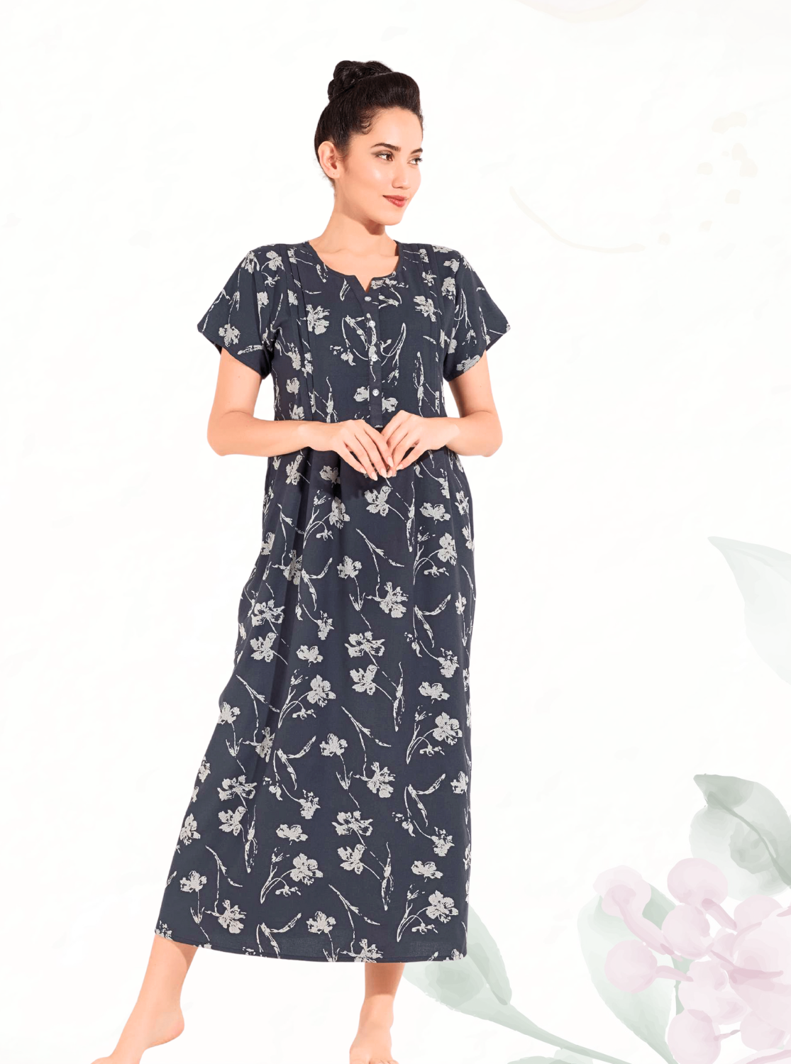 Alpine KURTHI Style Nighties| FancySleeve | Zipless Model | Updated Collection's for Stylish Women AK (H/S)