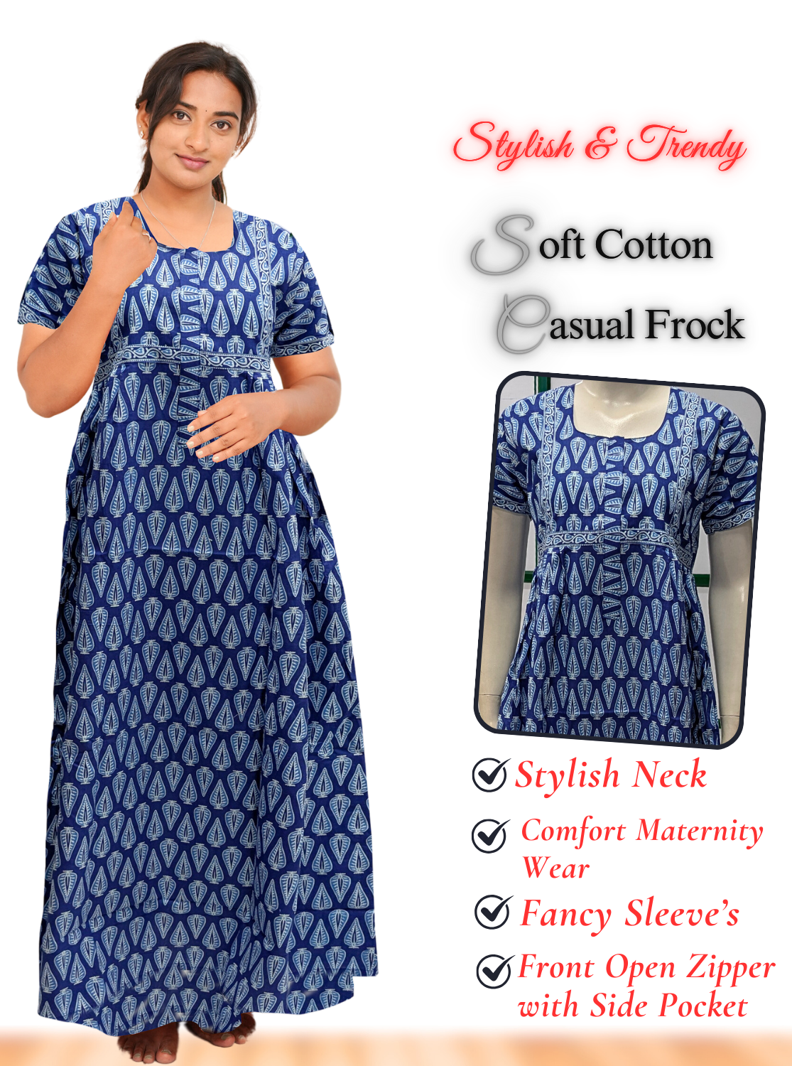 Cotton Frock Nighties