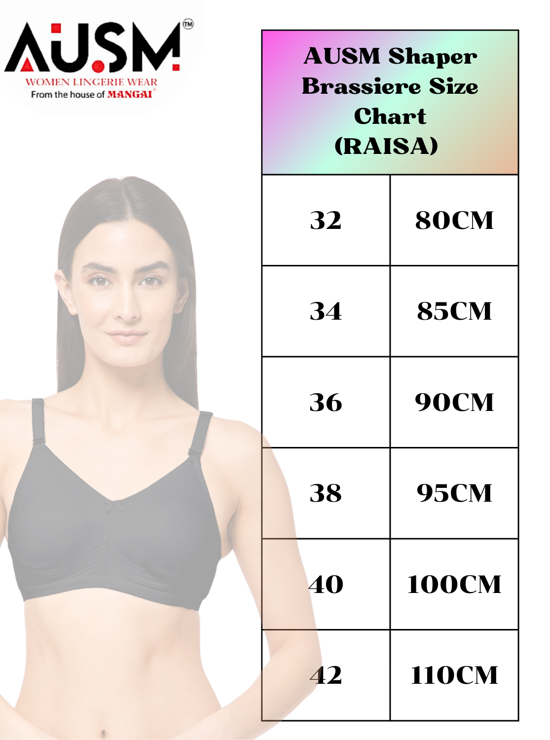 AUSM RAISA - Shaper Brassiere | Superior Quality | Daily Comfort | Perfect Shaper Brassiere's (RAISA)