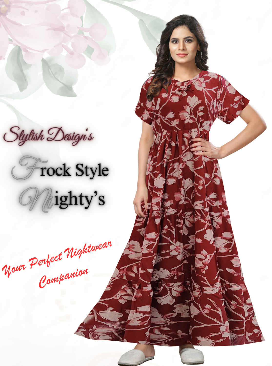 Buy Full Frock Model Nighties Online