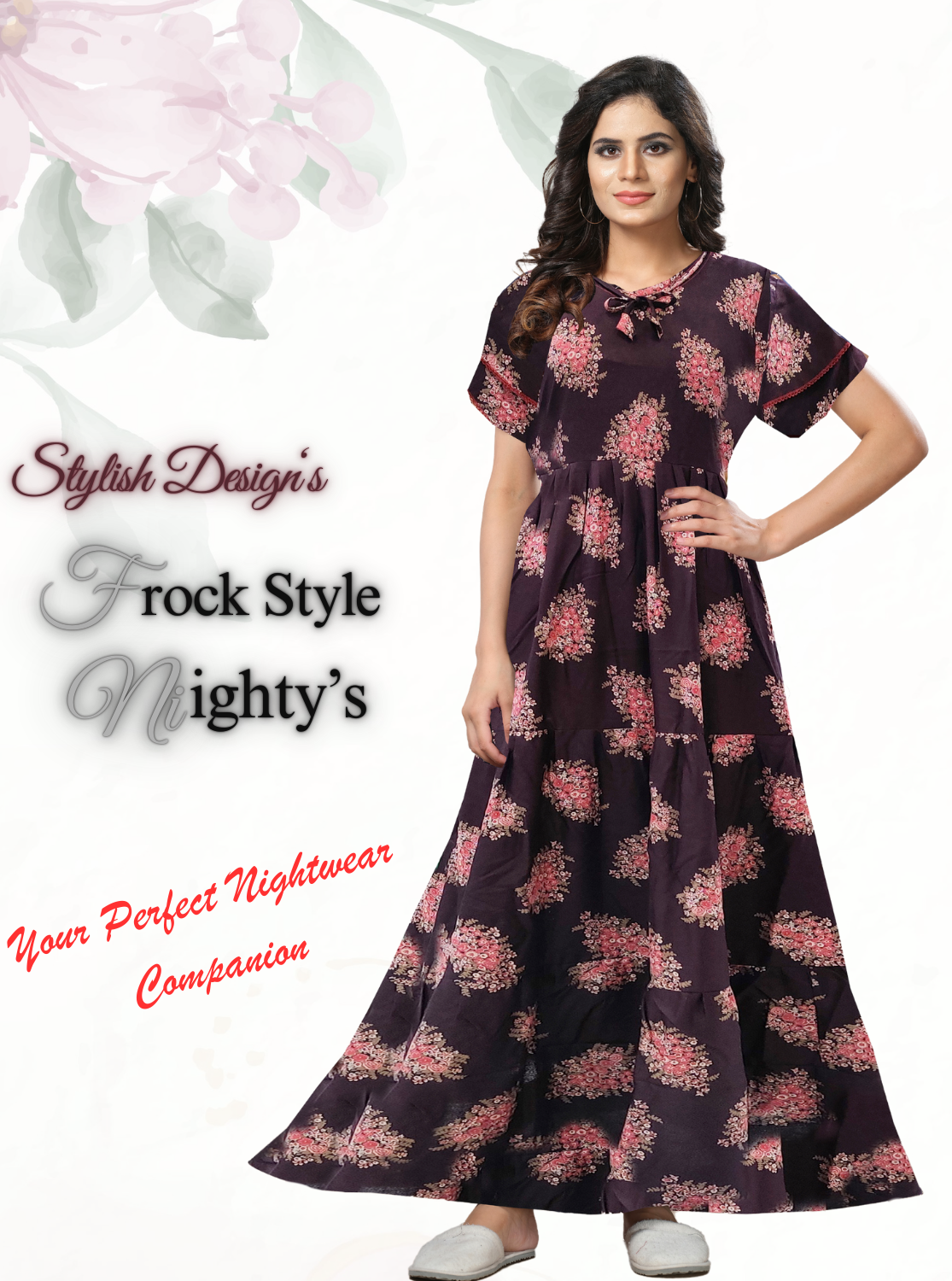 Buy Full Frock Model Nighties Online