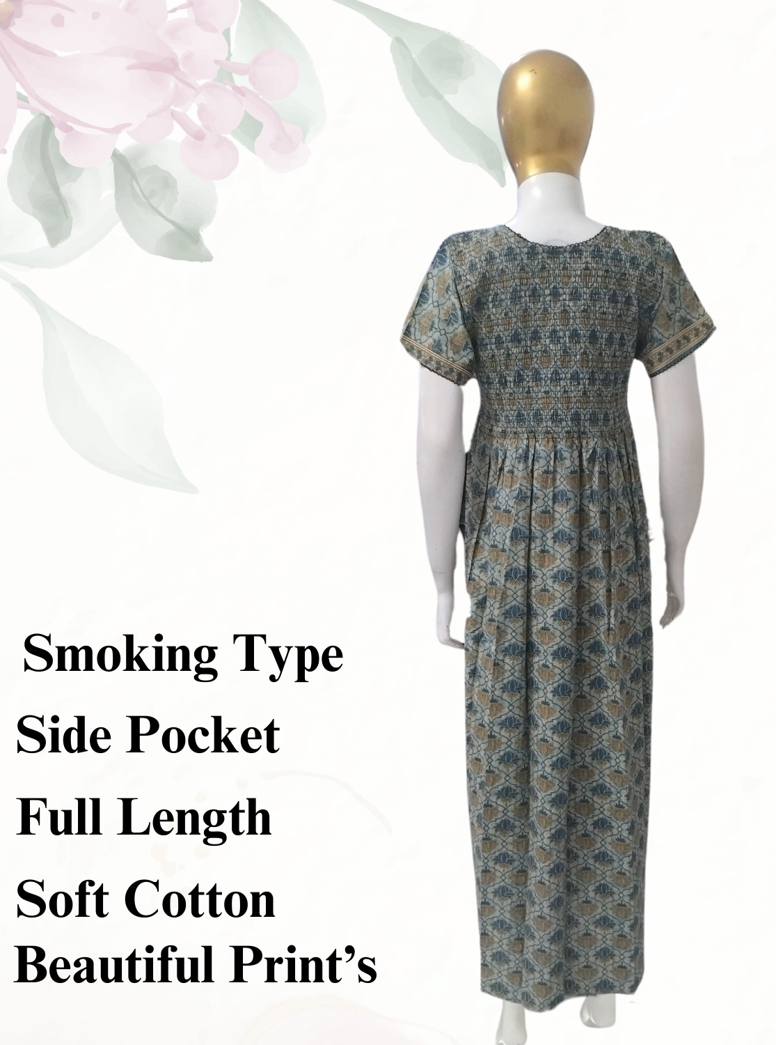 Buy Printed Smokey Nighties Online