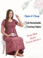 Elastic Type Smokey Nighties Online