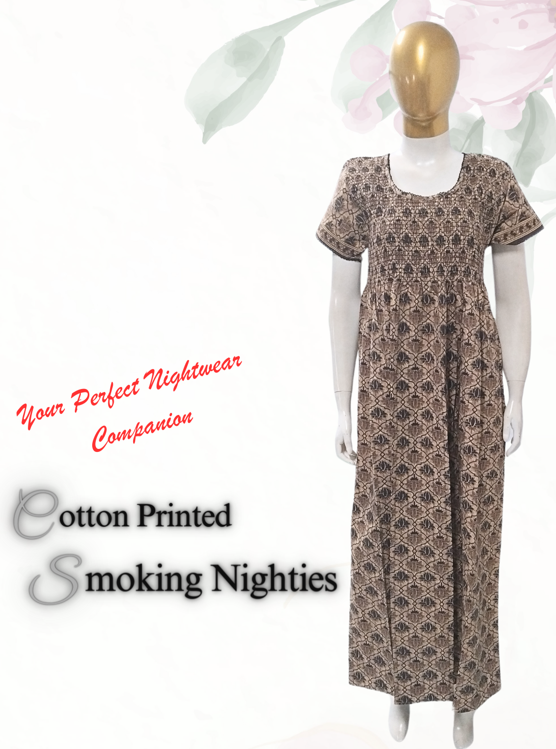 Printed Smokey Nighties