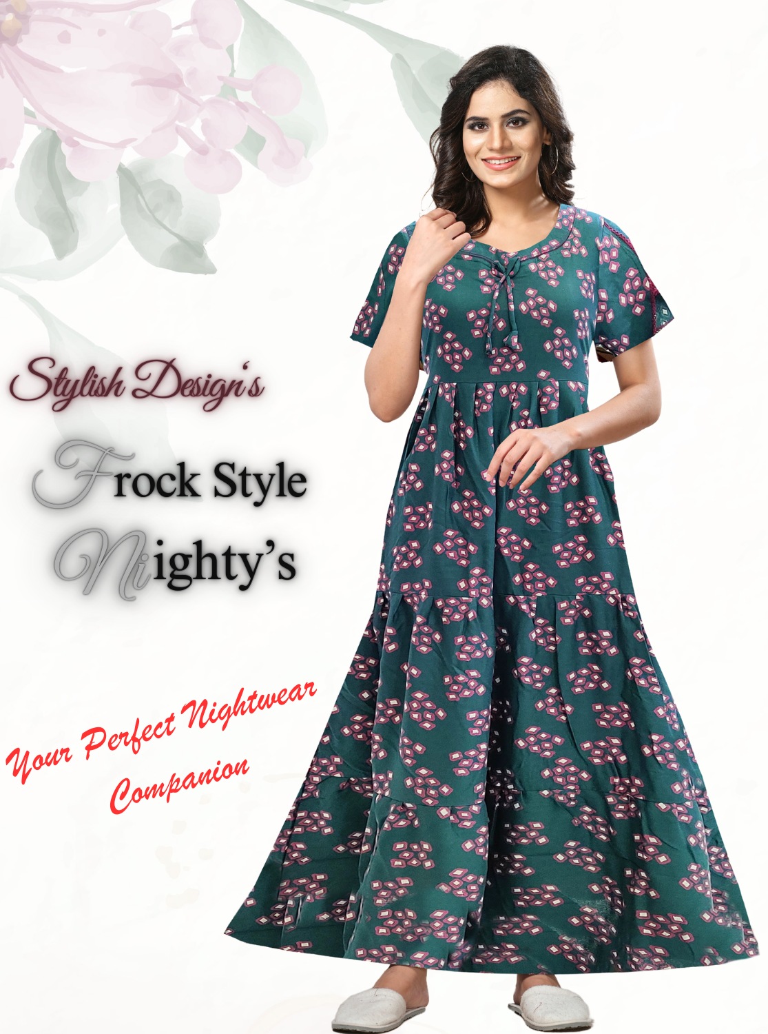 Buy Full Frock Model Nighties Online