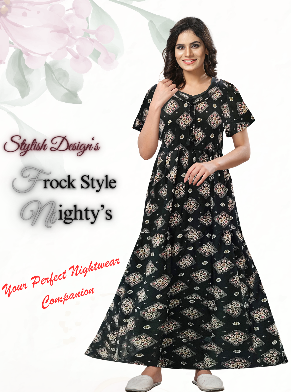 Buy Full Frock Model Nighties Online