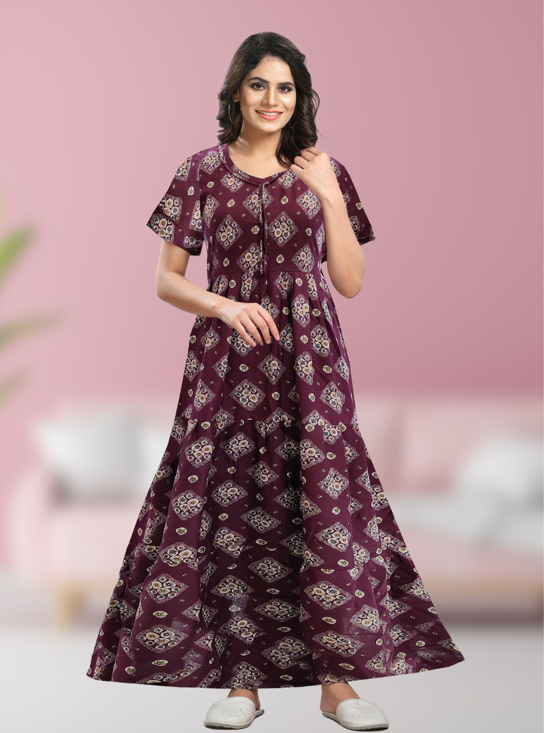 Buy Full Frock Model Nighties Online